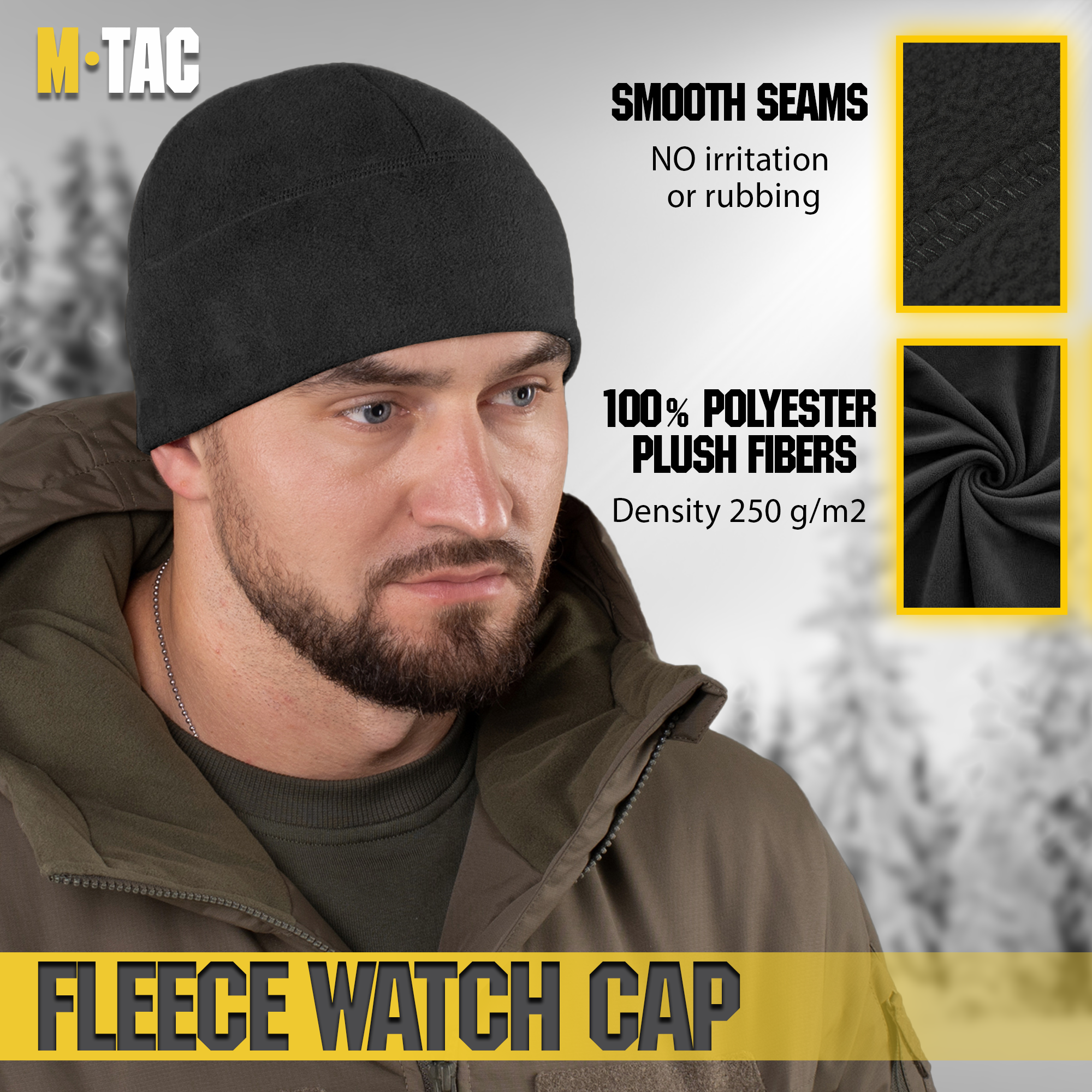 M-Tac Elite Fleece Watch Cap (250 g/m2)