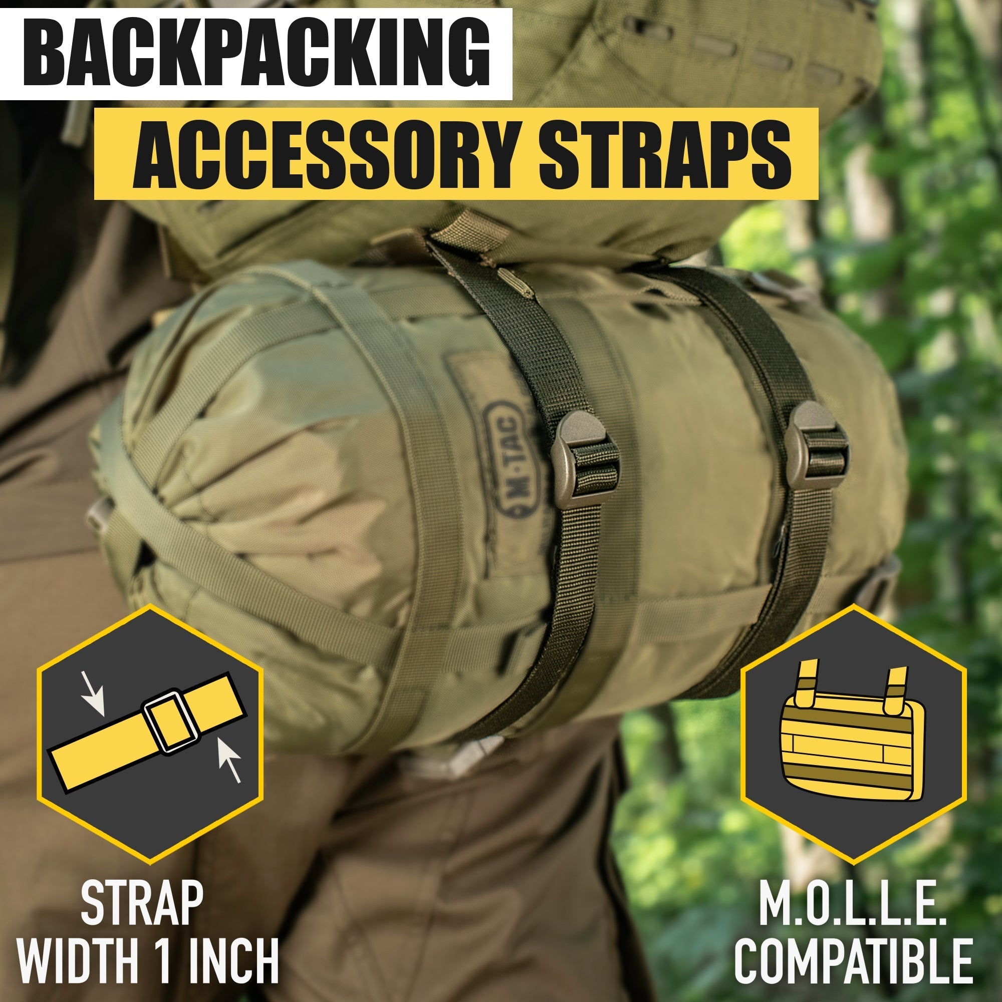 M-Tac Compressive Straps - (Set of 4)