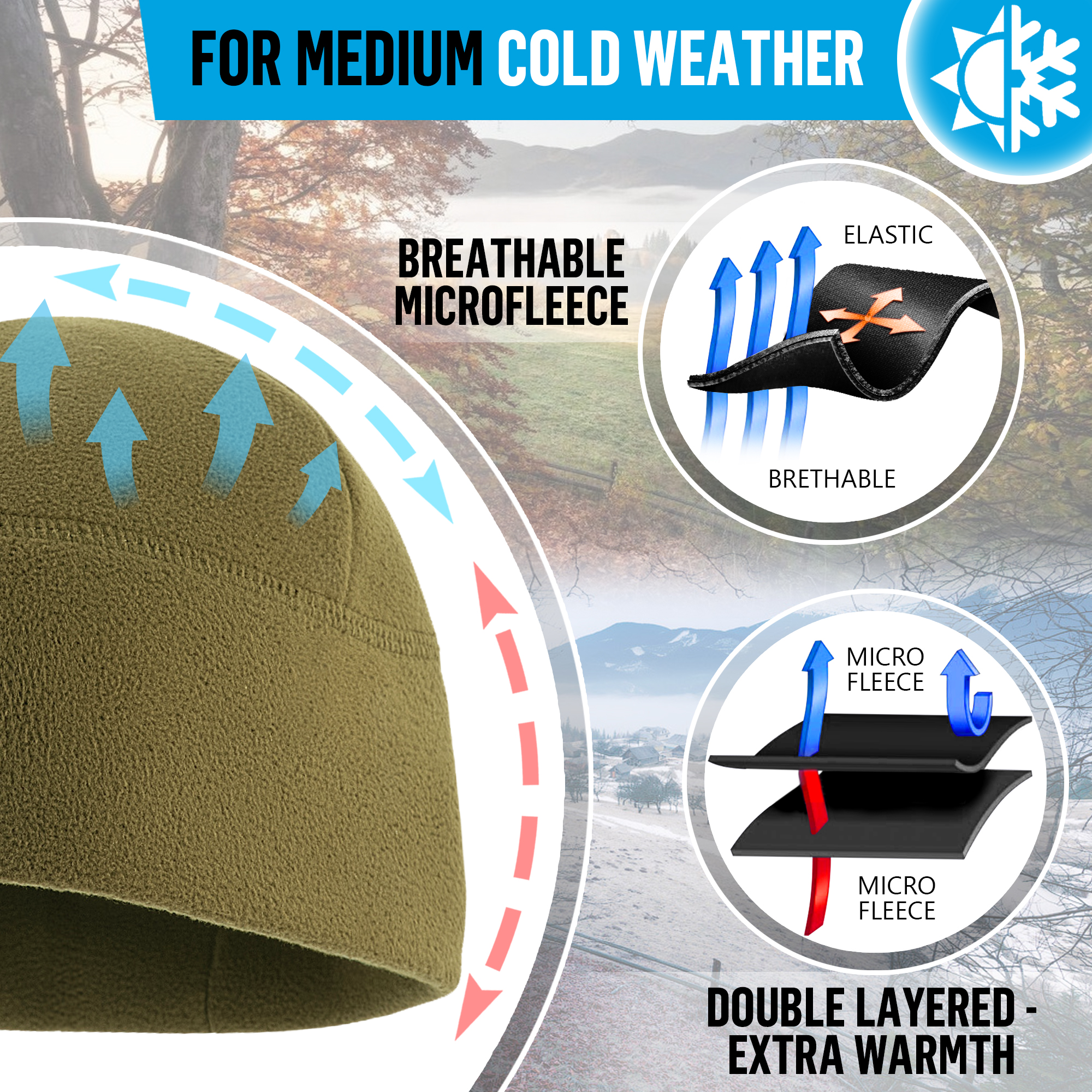 M-Tac Fleece Watch Cap (270 g/m2)