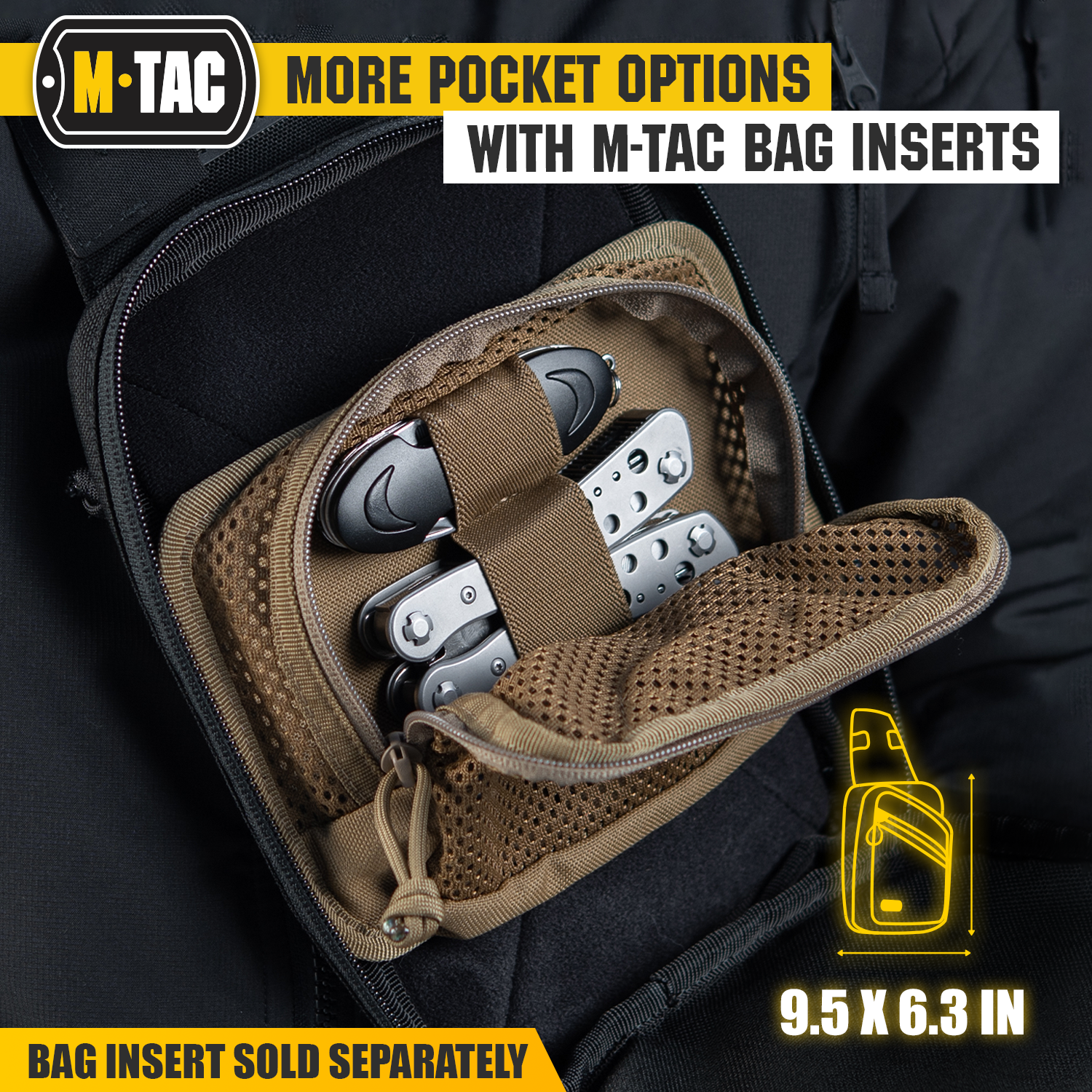 M-Tac Sling Pistol Bag with Loop Panel