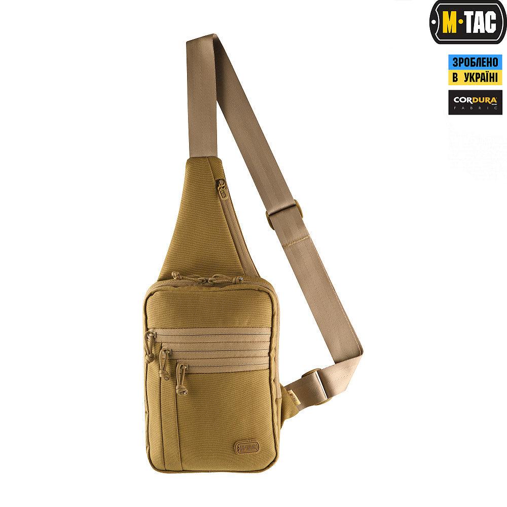 M-Tac Concealed Carry Sling Bag Elite Gen.IV with Loop Panel