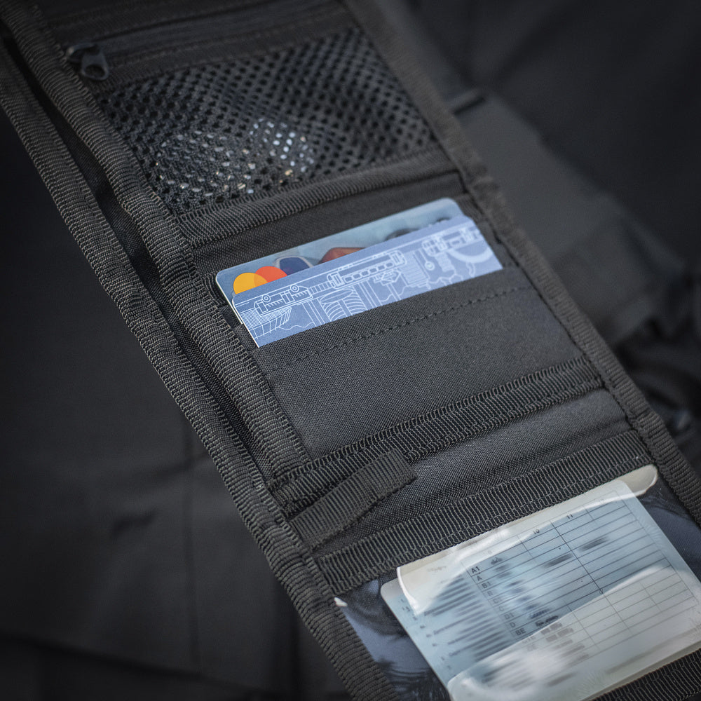 M-Tac wallet with patch panel Elite Gen.II Multicam Black