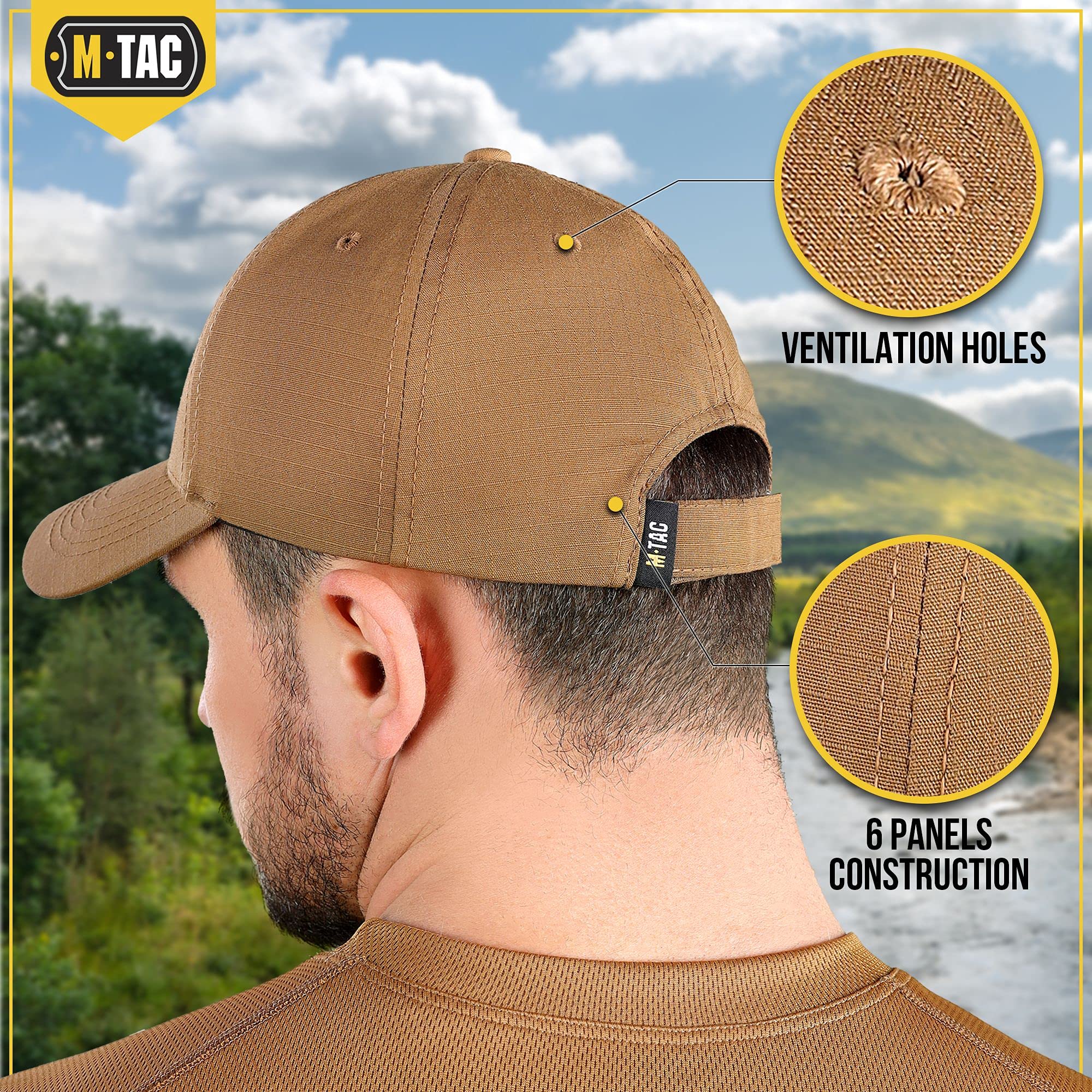 M-Tac Baseball Cap Flex Rip-Stop