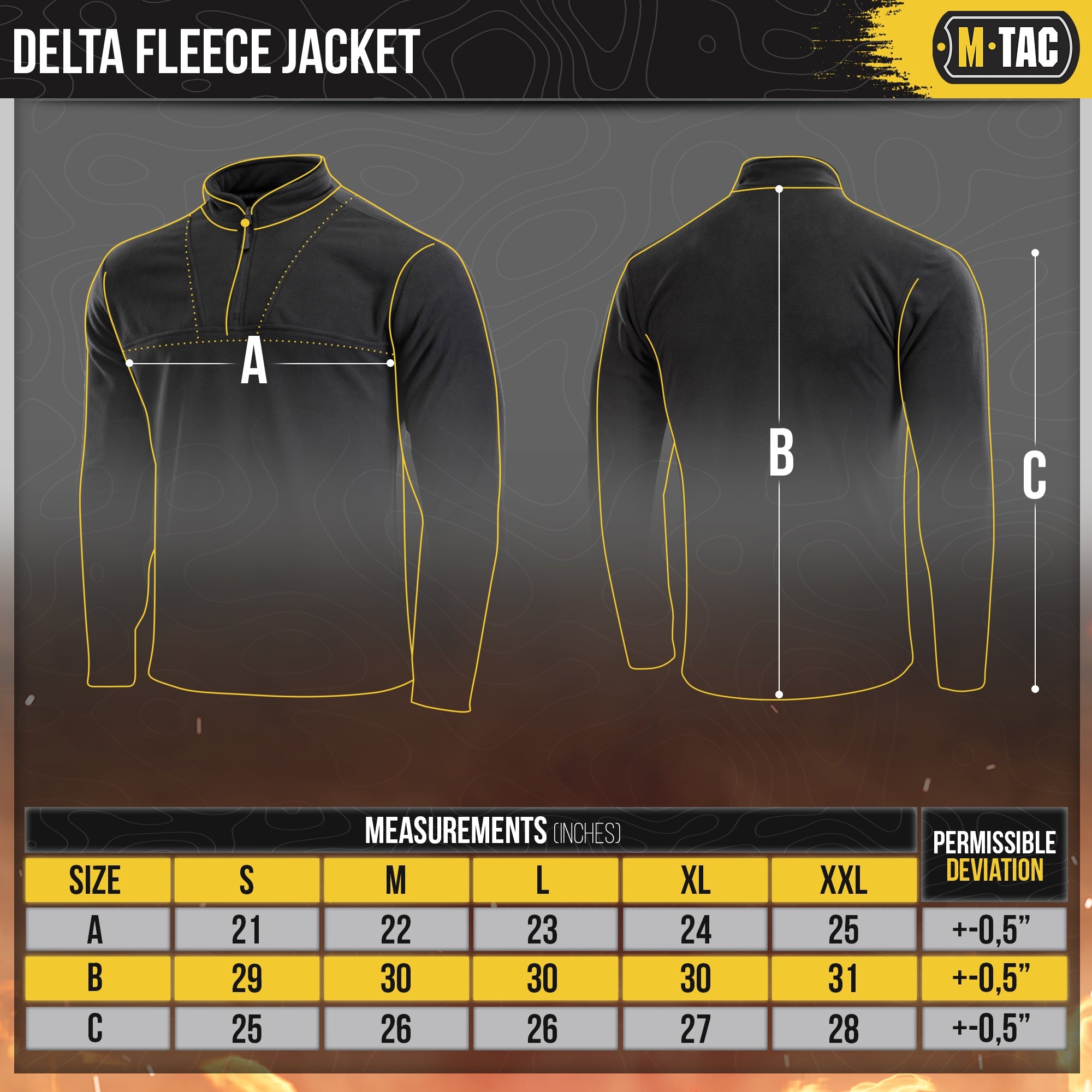 M-Tac Delta Fleece Jacket - Tactical Underwear Top Sweater 1/4 Zip