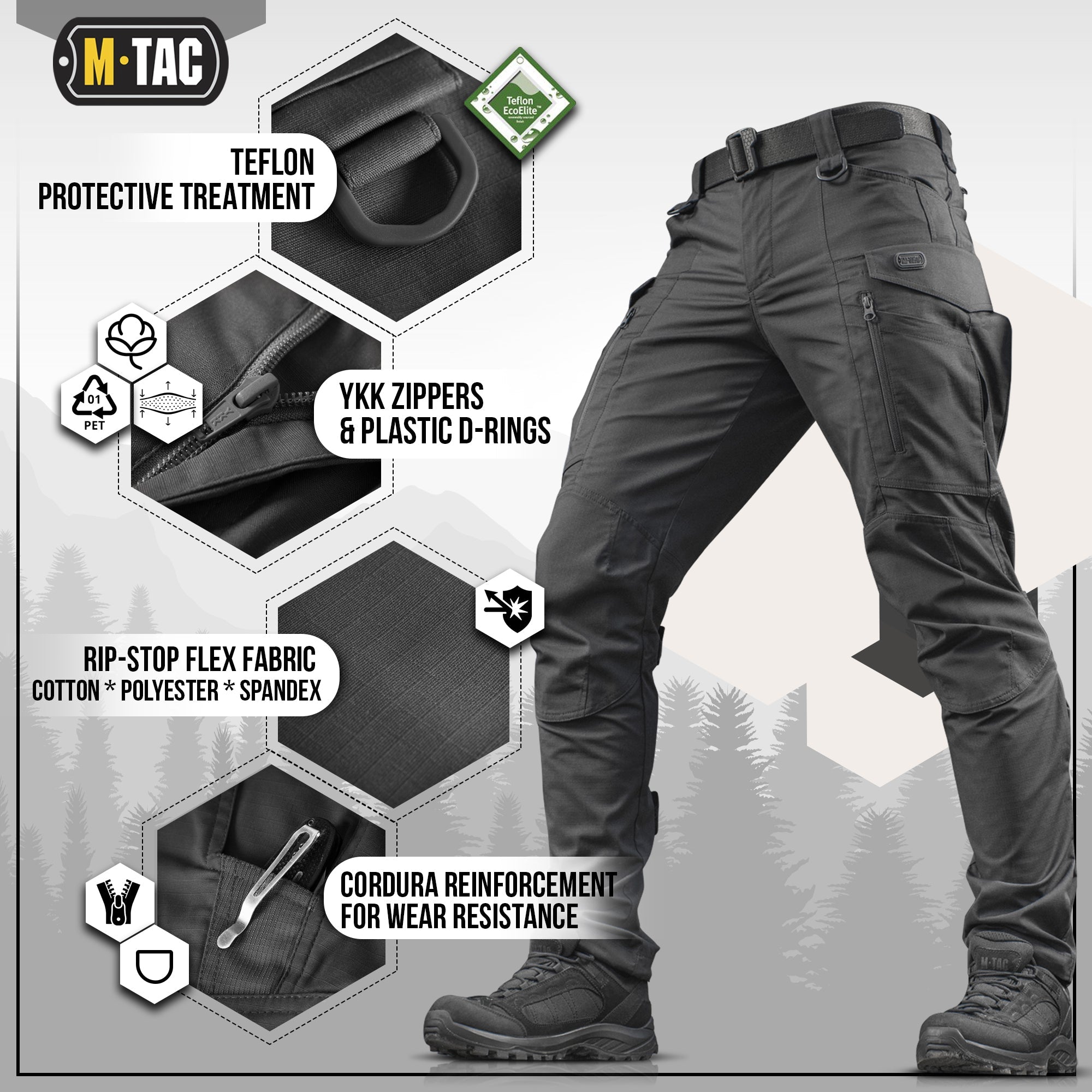 M-Tac tactical pants Conquistador Gen I Flex