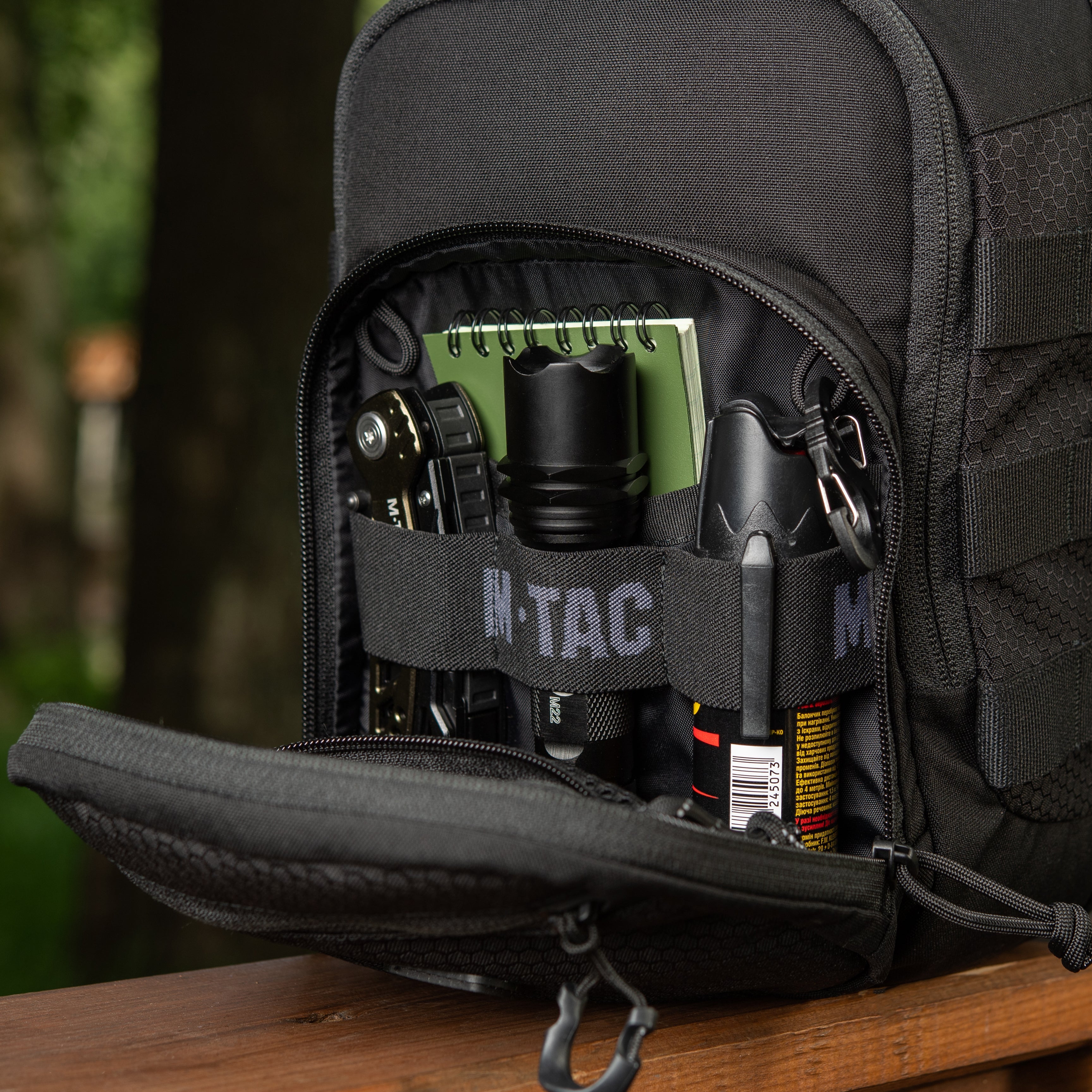 M-Tac Cross Bag Elite Hex Black