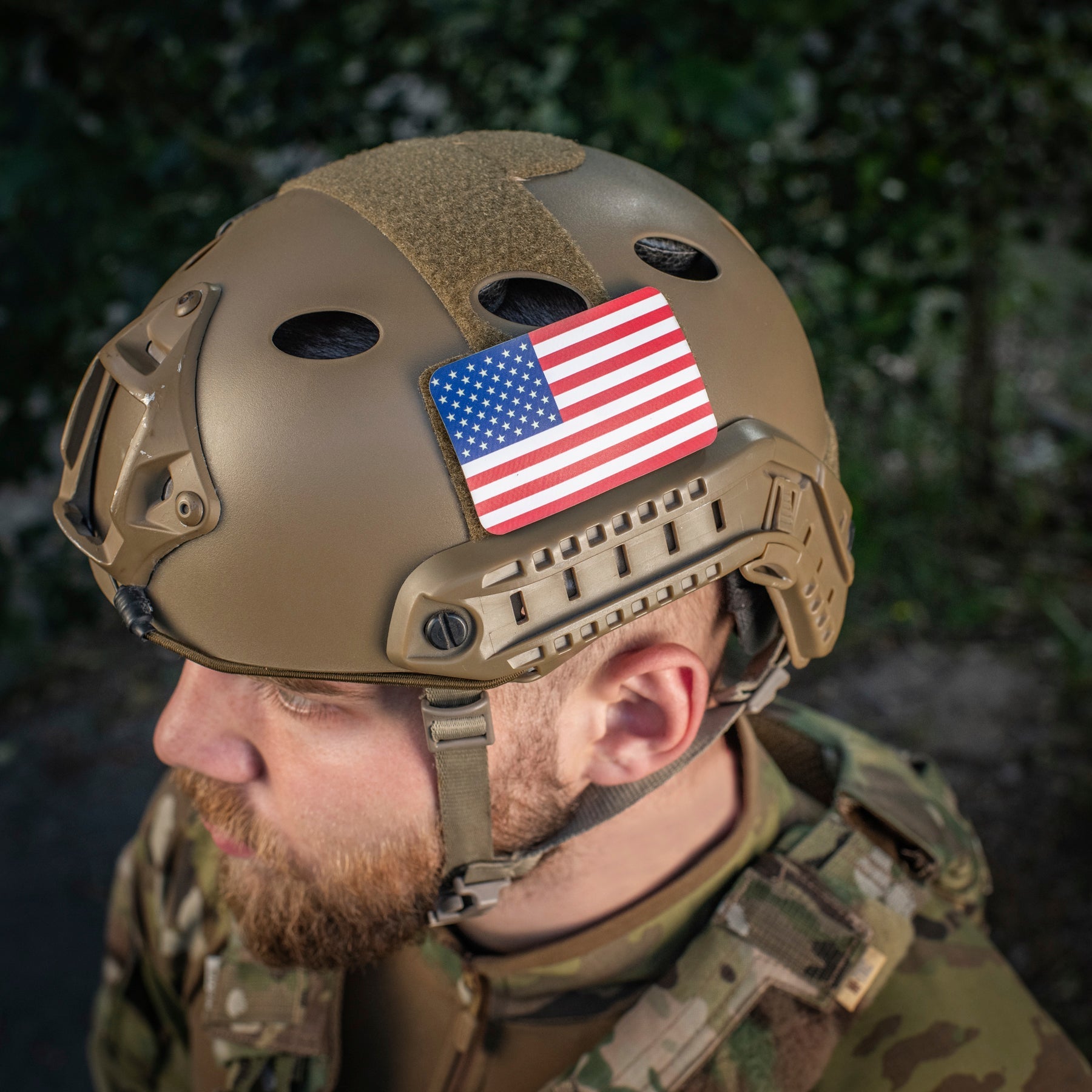 M-Tac patch U.S. Flag (3x2inches) Full Color/GID