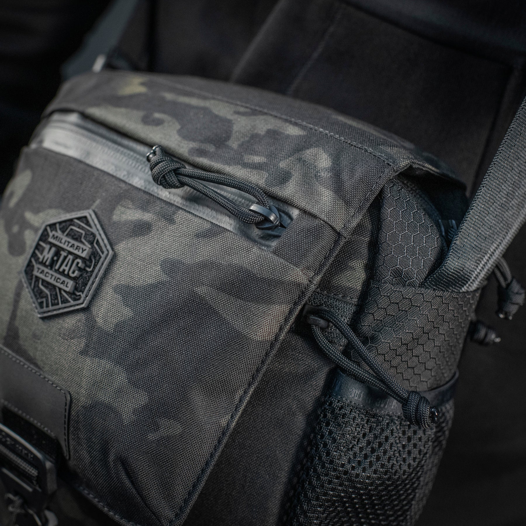 M-Tac Satellite Magnet Bag Elite Hex Black